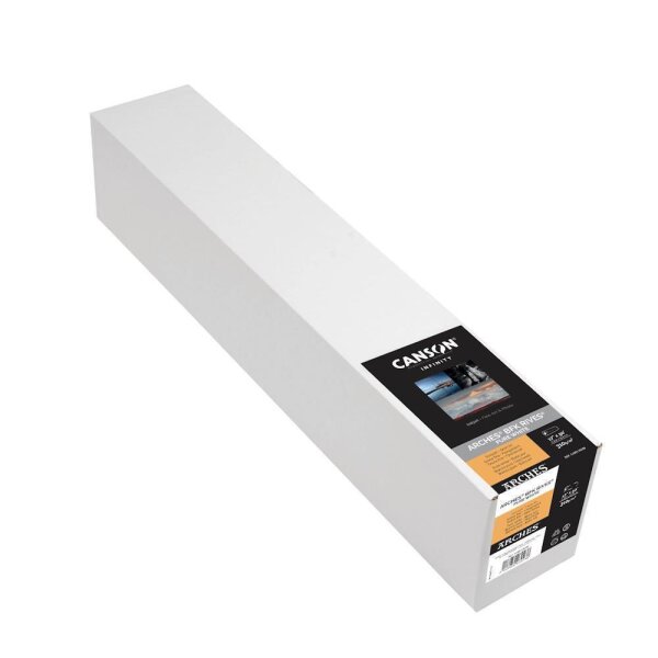 Canson Infinity Arches BFK Rives Pure White 310gsm, 24 Zoll (0,610x3,05m) 1 Rolle