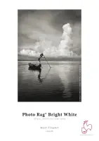 Hahnemühle Photo Rag Bright White 310 gsm A3 plus (329x483mm) 25 Blatt
