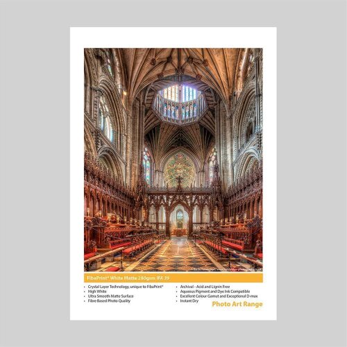 Innova FibaPrint White Matte 280 gsm DIN A4 25 Blatt