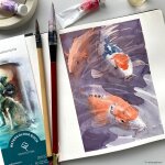 Hahnemühle Watercolour Book 100% Cotton 250 gsm A6 Landschaftsformat