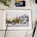 Hahnemühle Aquarellbuch Landschaftsformat 200 gsm...