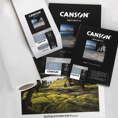 Canson Infinity Edition Etching Rag II 310 gsm 17 Zoll (0,432x12m) 1 Rolle