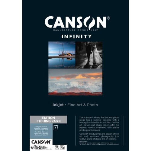 Canson Infinity Edition Etching Rag II 310 gsm DIN A4 (210x297mm) 25 Blatt