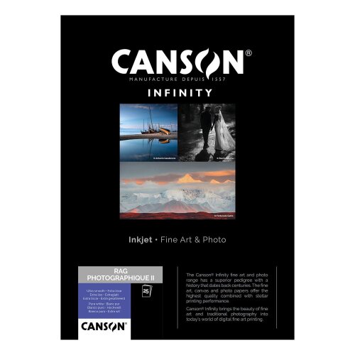 Canson Infinity Rag Photographique II 310 gsm DIN A2 25 Blatt