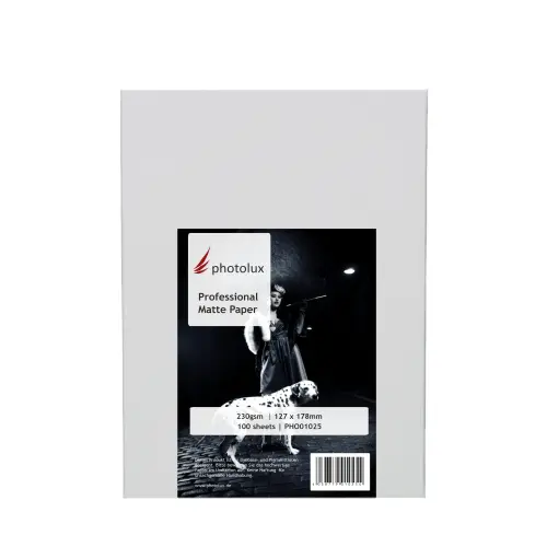 Photolux Professional Matte Paper 230 gsm (12,7x17,8cm) 100 Blatt