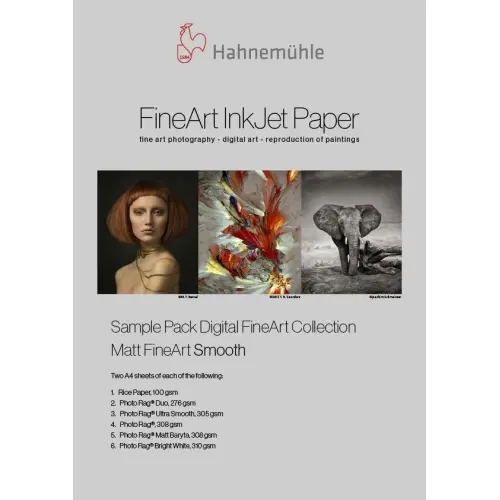 Hahnemühle Sample Pack Matt FineArt Smooth