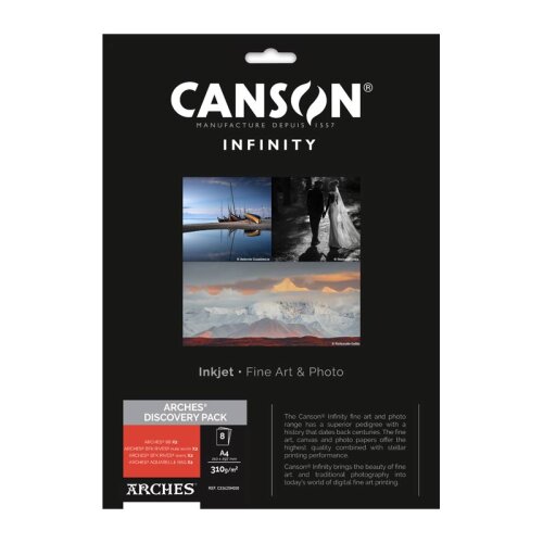 Canson Infinity Arches Discovery Testpack DIN A4 8 Blatt